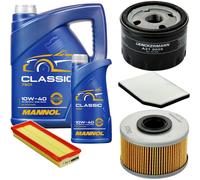 DENCKERMANN Controllo Set MANNOL Classic 10W-40 6L Per Renault Laguna I