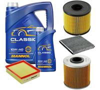 DENCKERMANN Controllo Set MANNOL Classic 10W-40 6L Per Renault Laguna II
