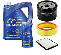 DENCKERMANN Controllo Set MANNOL Classic 10W-40 6L Per Renault Megane I 1.4