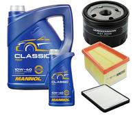 DENCKERMANN Controllo Set MANNOL Classic 10W-40 6L Per Renault Megane I 1.6