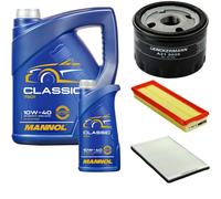 DENCKERMANN Controllo Set MANNOL Classic 10W-40 6L Per Renault Megane I 1.9