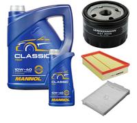 DENCKERMANN Controllo Set MANNOL Classic 10W-40 6L Per Renault Megane II
