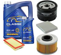 DENCKERMANN Controllo Set MANNOL Classic 10W-40 6L Per Renault Scénic I