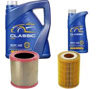 DENCKERMANN Controllo Set MANNOL Classic 10W-40 6L Per Renault Twingo I 1.2