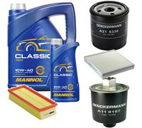 DENCKERMANN Controllo Set MANNOL Classic 10W-40 6L Per Rover 200 Cabriolet