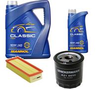 DENCKERMANN Controllo Set MANNOL Classic 10W-40 6L Per Rover 200 Schrägheck