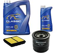 DENCKERMANN Controllo Set MANNOL Classic 10W-40 6L Per Rover 400 Hatchback