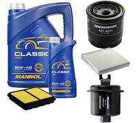 DENCKERMANN Controllo Set MANNOL Classic 10W-40 6L Per Rover 400 Hatchback