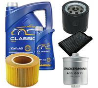 DENCKERMANN Controllo Set MANNOL Classic 10W-40 6L Per Saab 9-5 Kombi 2.0 T