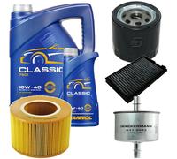 DENCKERMANN Controllo Set MANNOL Classic 10W-40 6L Per Saab 9-5 Kombi 2.0 T