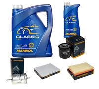 DENCKERMANN Controllo Set MANNOL Classic 10W-40 6L Per Seat Leon 1.6 16V