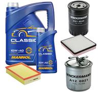 DENCKERMANN Controllo Set MANNOL Classic 10W-40 6L Per Seat Toledo I 1.9 TDi