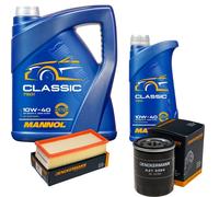 DENCKERMANN Controllo Set MANNOL Classic 10W-40 6L Per Smart Forfour 1.3 1.1