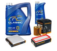 DENCKERMANN Controllo Set MANNOL Classic 10W-40 6L Per Smart Fortwo Coupe