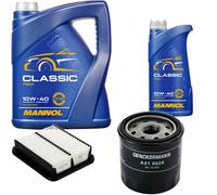 DENCKERMANN Controllo Set MANNOL Classic 10W-40 6L Per Suzuki Baleno