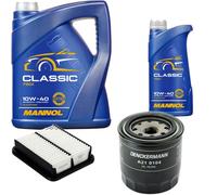 DENCKERMANN Controllo Set MANNOL Classic 10W-40 6L Per Suzuki Baleno Kombi