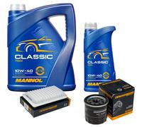 DENCKERMANN Controllo Set MANNOL Classic 10W-40 6L Per Suzuki Splash 1.0 1.2