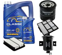 DENCKERMANN Controllo Set MANNOL Classic 10W-40 6L Per Toyota Corolla 1.4