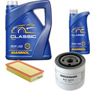 DENCKERMANN Controllo Set MANNOL Classic 10W-40 6L Per Volvo 460 L 2.0 1.7