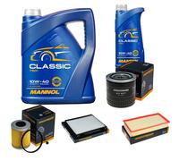 DENCKERMANN Controllo Set MANNOL Classic 10W-40 6L Per Volvo V40 Kombi 1.9