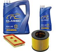 DENCKERMANN Controllo Set MANNOL Classic 10W-40 6L Per VW Golf V 1.6 FSI