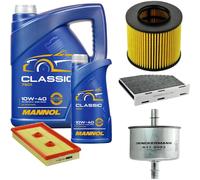DENCKERMANN Controllo Set MANNOL Classic 10W-40 6L Per VW Golf V 1.6 FSI
