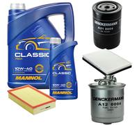 DENCKERMANN Controllo Set MANNOL Classic 10W-40 6L Per VW Passat Variant 1.9
