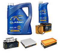 DENCKERMANN Controllo Set MANNOL Classic 10W-40 6L Per VW Polo 1.2 12V Seat