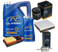 DENCKERMANN Controllo Set MANNOL Classic 10W-40 6L Per VW Polo 1.4 16V Seat