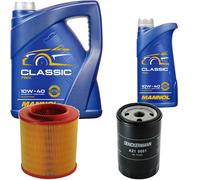 DENCKERMANN Controllo Set MANNOL Classic 10W-40 6L Per VW Transporter IV Bus
