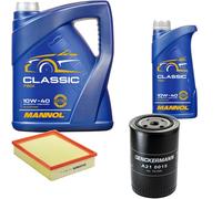 DENCKERMANN Controllo Set MANNOL Classic 10W-40 6L Per VW Transporter IV Bus