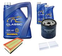DENCKERMANN Controllo Set MANNOL Classic 10W-40 7L Per Alfa Romeo 147 1.6