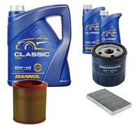 DENCKERMANN Controllo Set MANNOL Classic 10W-40 7L Per Alfa Romeo 156 2.0