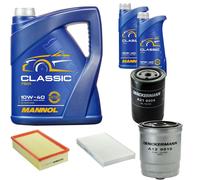 DENCKERMANN Controllo Set MANNOL Classic 10W-40 7L Per Audi 100 Avant 2.5