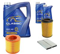 DENCKERMANN Controllo Set MANNOL Classic 10W-40 7L Per Audi A6 2.0 TFSI