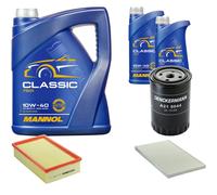 DENCKERMANN Controllo Set MANNOL Classic 10W-40 7L Per Audi A6 Avant 2.5 TDI