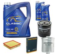DENCKERMANN Controllo Set MANNOL Classic 10W-40 7L Per Audi A8 2.8