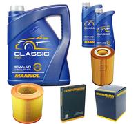 DENCKERMANN Controllo Set MANNOL Classic 10W-40 7L Per Audi A8 3.2 FSI