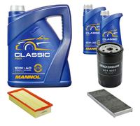 DENCKERMANN Controllo Set MANNOL Classic 10W-40 7L Per Audi Coupe 2.0 2.3