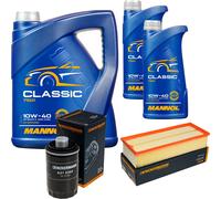 DENCKERMANN Controllo Set MANNOL Classic 10W-40 7L Per Audi Q3 2.0 TFSI