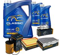 DENCKERMANN Controllo Set MANNOL Classic 10W-40 7L Per Audi TT 3.2 V6 A3