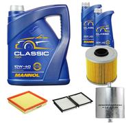 DENCKERMANN Controllo Set MANNOL Classic 10W-40 7L Per BMW 3er Compact 316i