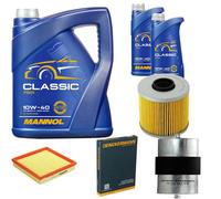 DENCKERMANN Controllo Set MANNOL Classic 10W-40 7L Per BMW 3er Compact 316i