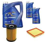 DENCKERMANN Controllo Set MANNOL Classic 10W-40 7L Per BMW Z3 Roadster 1.8i