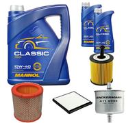 DENCKERMANN Controllo Set MANNOL Classic 10W-40 7L Per Citroën Berlingo 1.4I