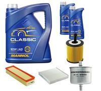 DENCKERMANN Controllo Set MANNOL Classic 10W-40 7L Per Citroën Berlingo 1.4I