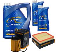 DENCKERMANN Controllo Set MANNOL Classic 10W-40 7L Per Citroën Berlingo