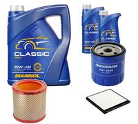 DENCKERMANN Controllo Set MANNOL Classic 10W-40 7L Per Citroën Berlingo