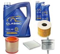 DENCKERMANN Controllo Set MANNOL Classic 10W-40 7L Per Citroën Berlingo