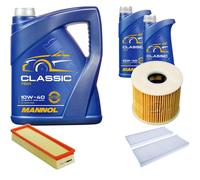 DENCKERMANN Controllo Set MANNOL Classic 10W-40 7L Per Citroën C-Elysee